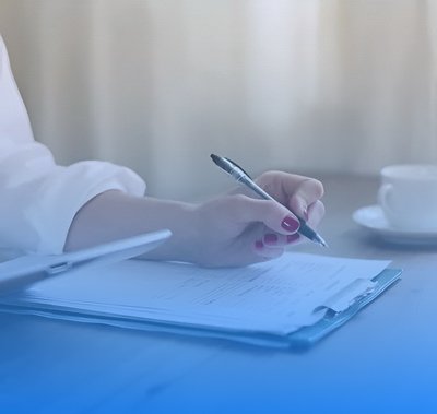 доктор делает записи в журнале рука доктора и журнал крупным планом